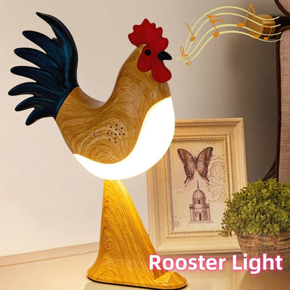 Whimsical Rooster Radiance: Touch-Activated Color-Changing Night Light with Soothing Sounds - Rechargeable Dimmable Delight for Enchanting Home Decor

Illuminate your space with a dash of delightful whimsy! Meet the Whimsical Rooster Radiance, the