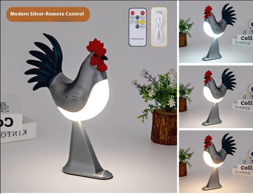 Whimsical Rooster Radiance: Touch-Activated Color-Changing Night Light with Soothing Sounds - Rechargeable Dimmable Delight for Enchanting Home Decor

Illuminate your space with a dash of delightful whimsy! Meet the Whimsical Rooster Radiance, the