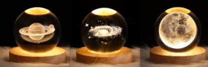 Starlit Fantasy Projector: Whimsical Crystal Ball Night Light for Dreamy Décor and Delightful Gift Giving