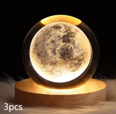 Starlit Fantasy Projector: Whimsical Crystal Ball Night Light for Dreamy Décor and Delightful Gift Giving