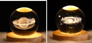 Starlit Fantasy Projector: Whimsical Crystal Ball Night Light for Dreamy Décor and Delightful Gift Giving