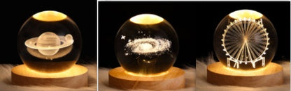 Starlit Fantasy Projector: Whimsical Crystal Ball Night Light for Dreamy Décor and Delightful Gift Giving