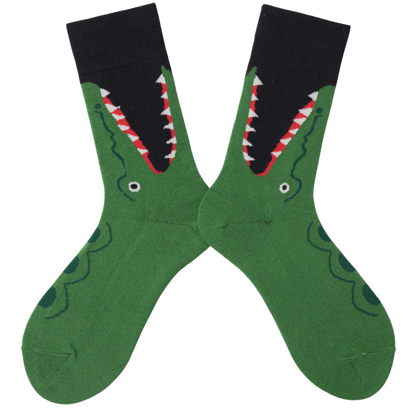 Crocodile Capers Cotton Athletic Tube Socks  

Dive into a world of playful athleticism with our Crocodile Capers Cotton Athletic Tube Socks! These charming socks feature a whimsical crocodile design that’s ready to add a splash of fun to every workout.