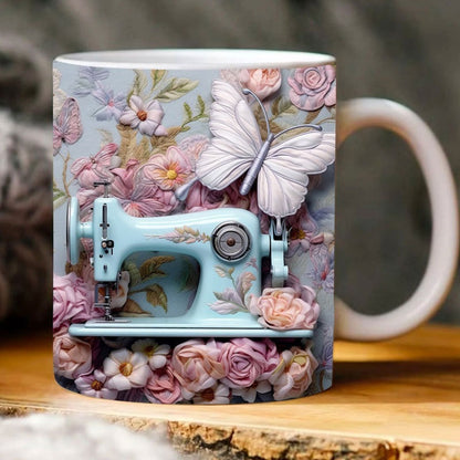 Whimsical Wonderland Ceramic Coffee Sipper - A Colorful Delight!