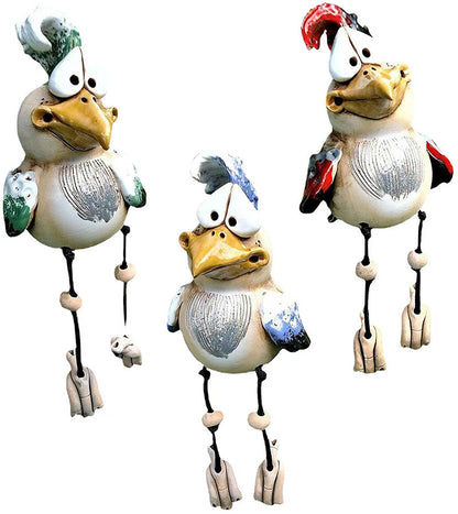 Whimsical Waddle: Hilariously Charming Chicken Resin Decor