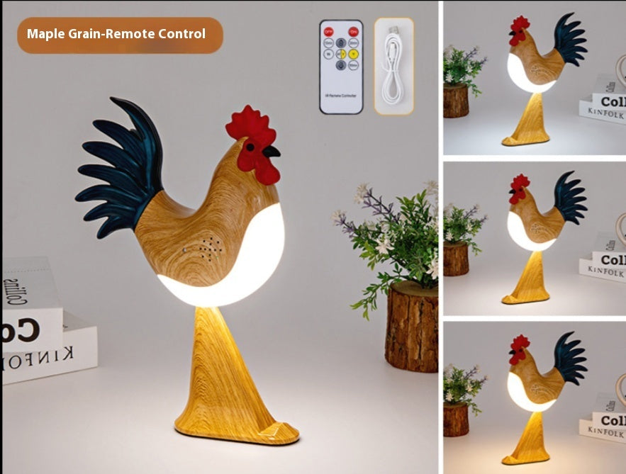 Whimsical Rooster Radiance: Touch-Activated Color-Changing Night Light with Soothing Sounds - Rechargeable Dimmable Delight for Enchanting Home Decor

Illuminate your space with a dash of delightful whimsy! Meet the Whimsical Rooster Radiance, the