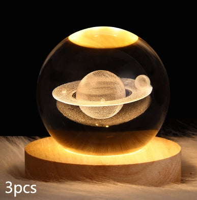 Starlit Fantasy Projector: Whimsical Crystal Ball Night Light for Dreamy Décor and Delightful Gift Giving