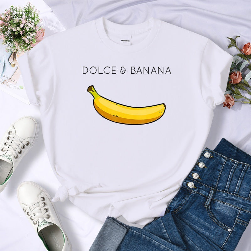 Whimsical Anime Banana Bliss Graphic Tees for the Fun-Loving Fashionista!